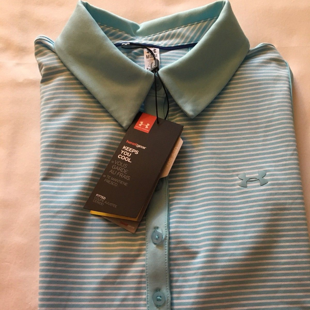NWT Womens Under Armour Sleeveless Golf Polo